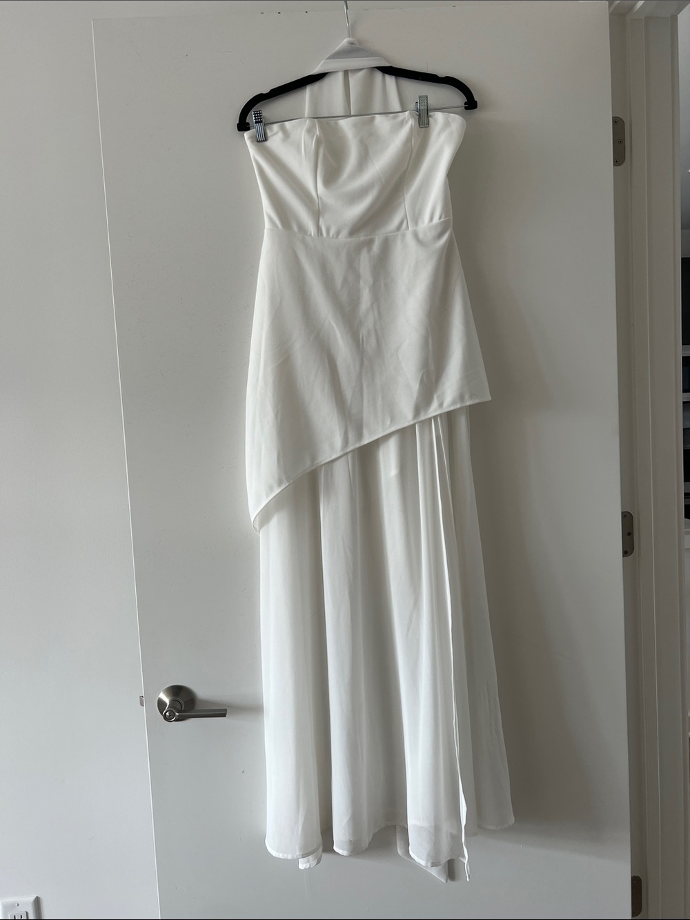 revolve bridal dress w scarf